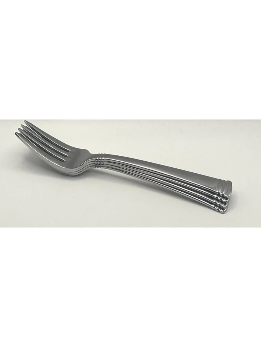 (4) Reed And Barton HOLBROOK Stainless 18/10 Korea Salad Fork Lot ~ 7.25”